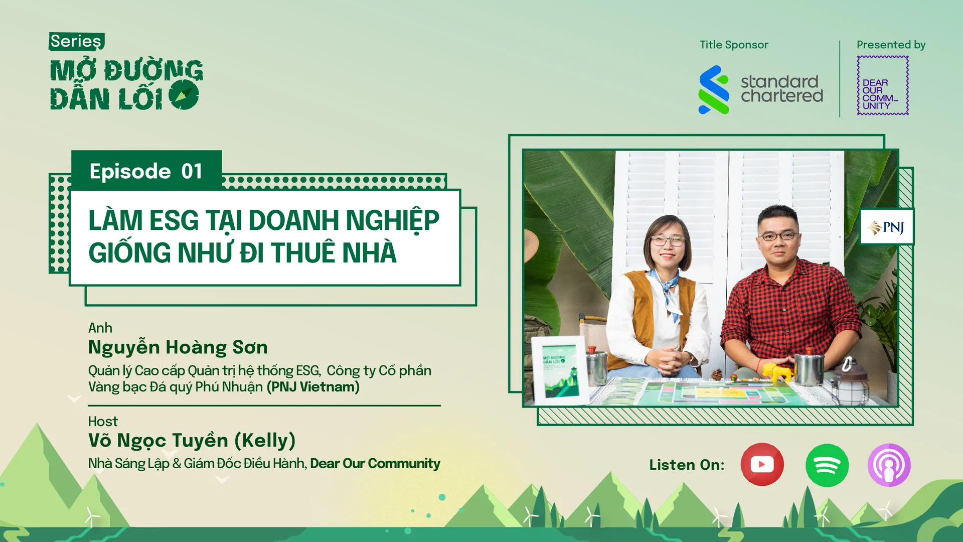 EP1: Làm ESG Tại Doanh Nghiệp Giống Như Đi Thuê Nhà, Nguyễn Hoàng Sơn, PNJ Vietnam