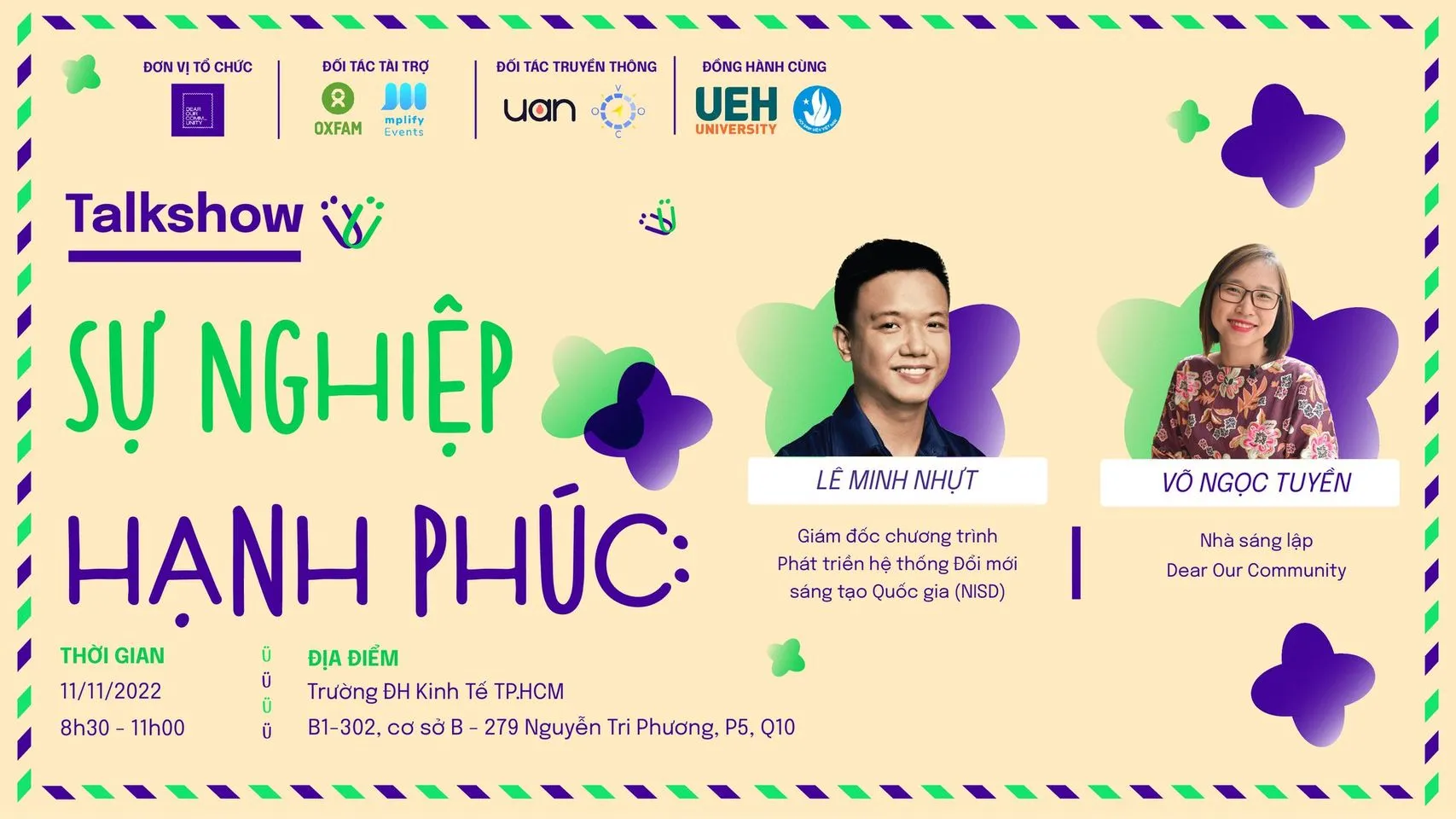 Sự Nghiệp Hạnh Phúc do Dear Our Community tổ chức