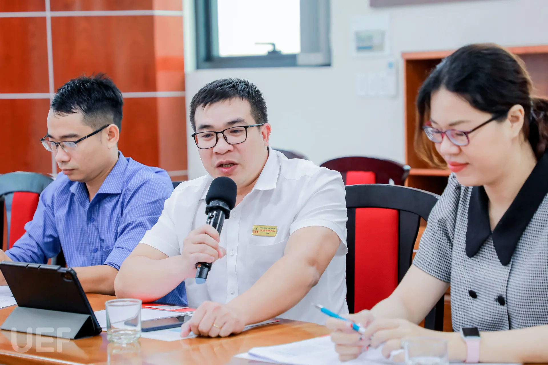 Anh Bùi Quang Đông, Giám đốc Trung tâm kết nối cộng đồng tại trường ĐH Kinh tế - Tài chính TP.HCM chia sẻ