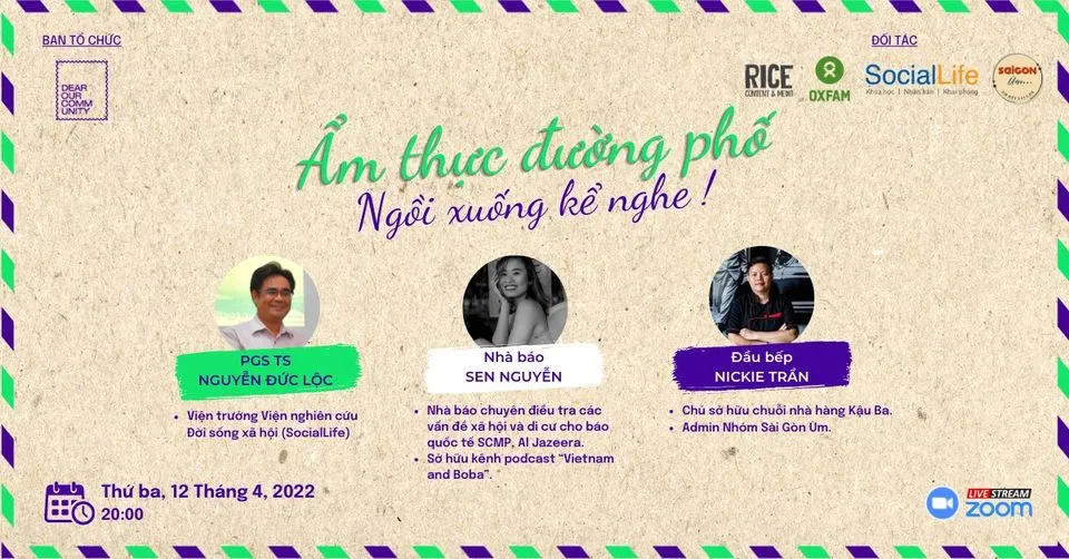 Ẩm Thực Đường Phố, Ngồi Xuống Kể Nghe