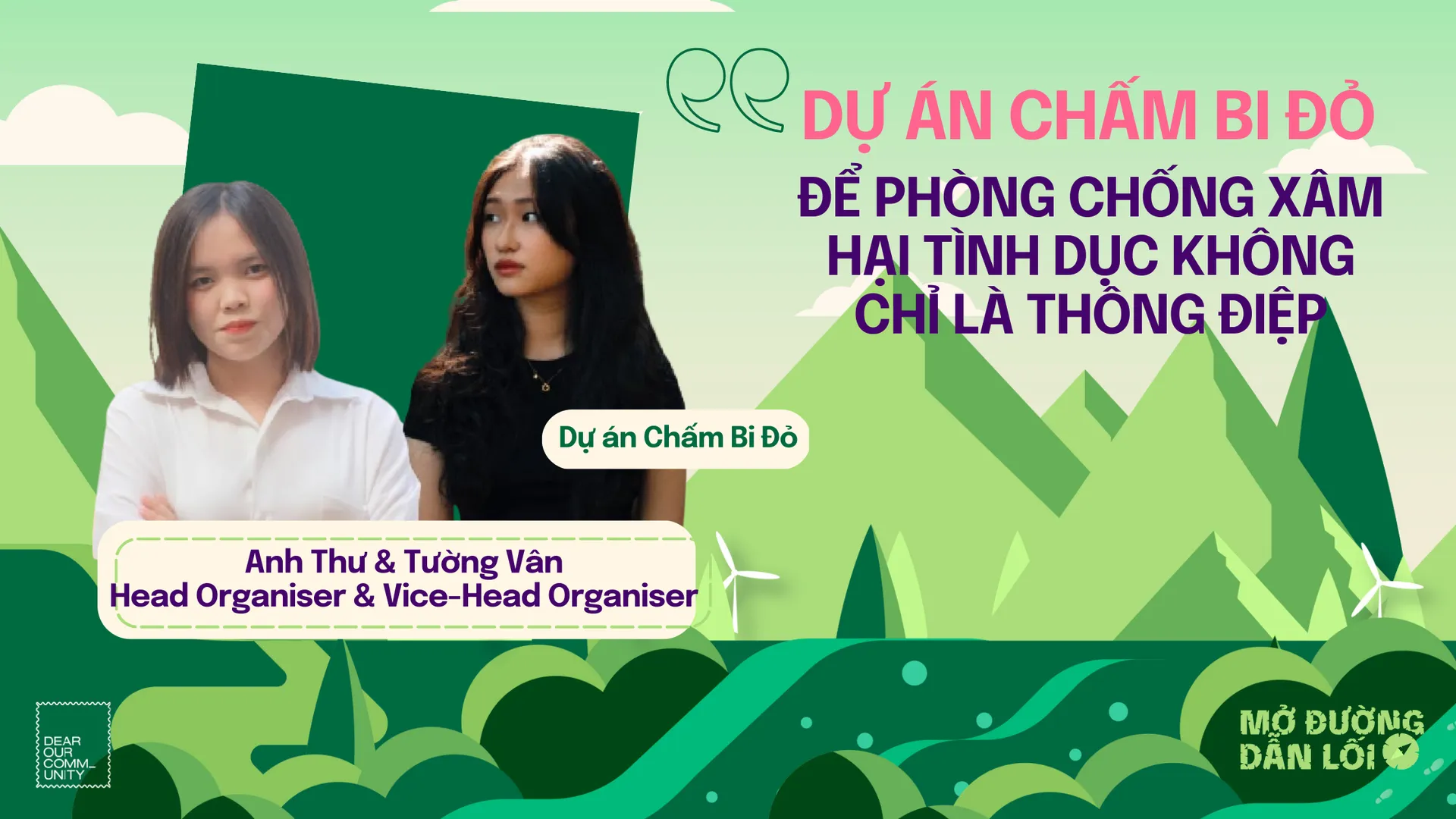 Để phòng chống xâm hại tình dục không chỉ là thông điệp – Dự án Chấm Bi Đỏ