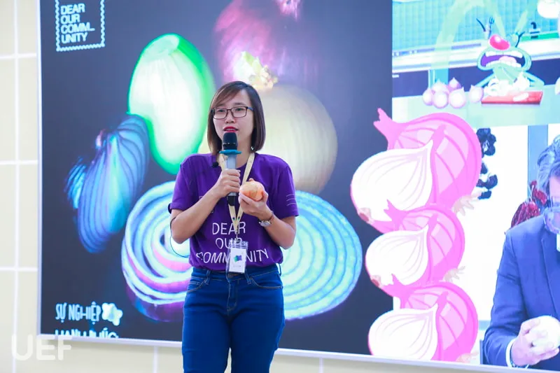 chị Võ Ngọc Tuyền – nhà sáng lập Dear Our Community