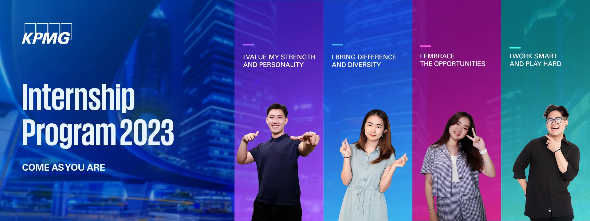 Chương trình thực tập tại KPMG năm 2023. Nguồn hình ảnh: Fanpage KPMG 