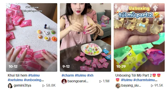 Xé "túi mù" đang trở thành một “cơn sốt”