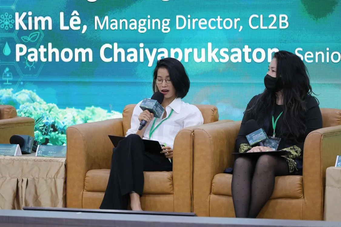 Kim Lê, Nhà sáng lập kiêm CEO Công ty CL2B, công ty tư vấn quản lý về kinh tế tuần hoàn đầu tiên tại Việt Nam
