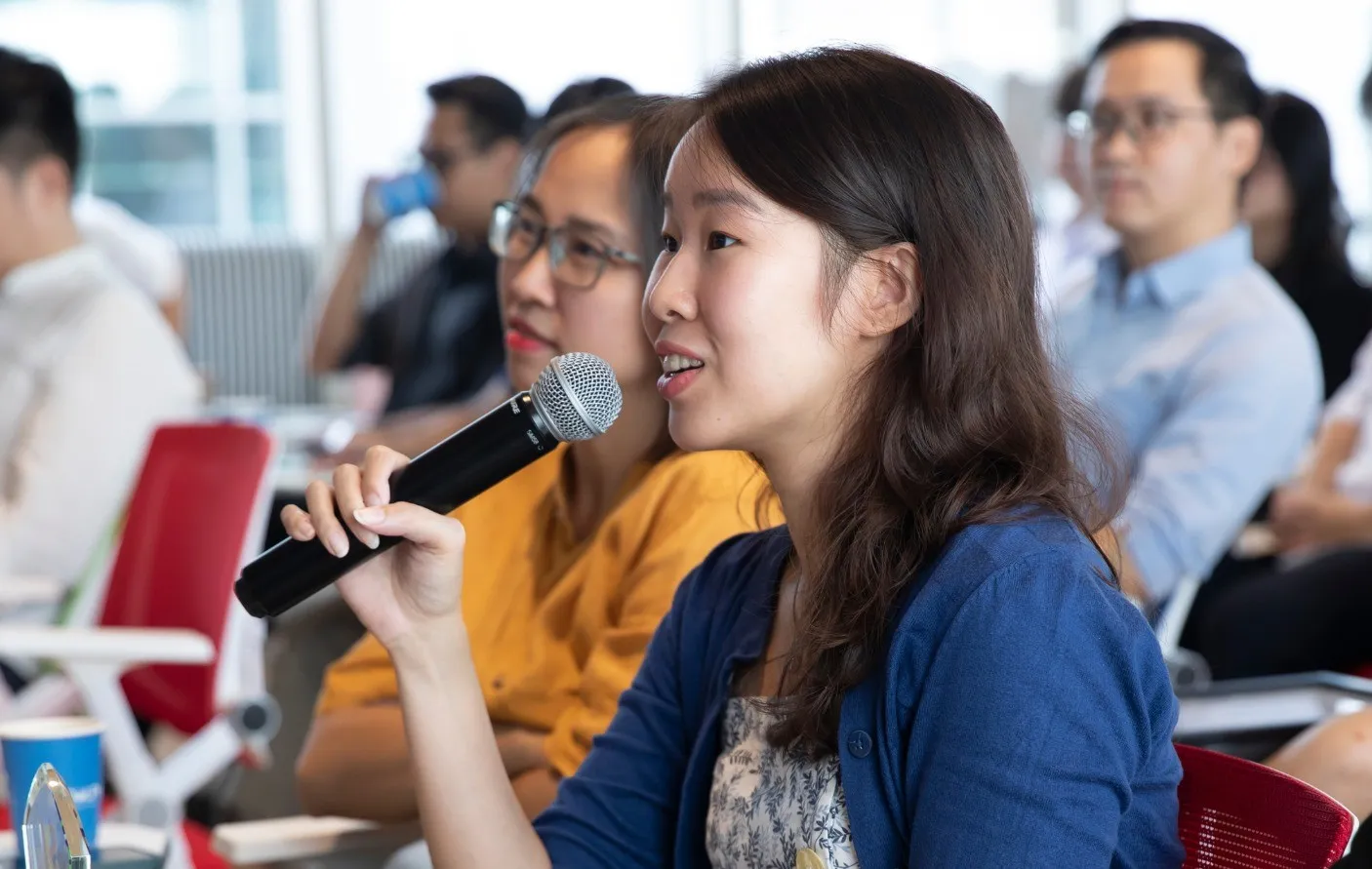 Emily tại Lễ tổng kết Chương trình Ươm mầm Phát triển Bền vững mùa 2