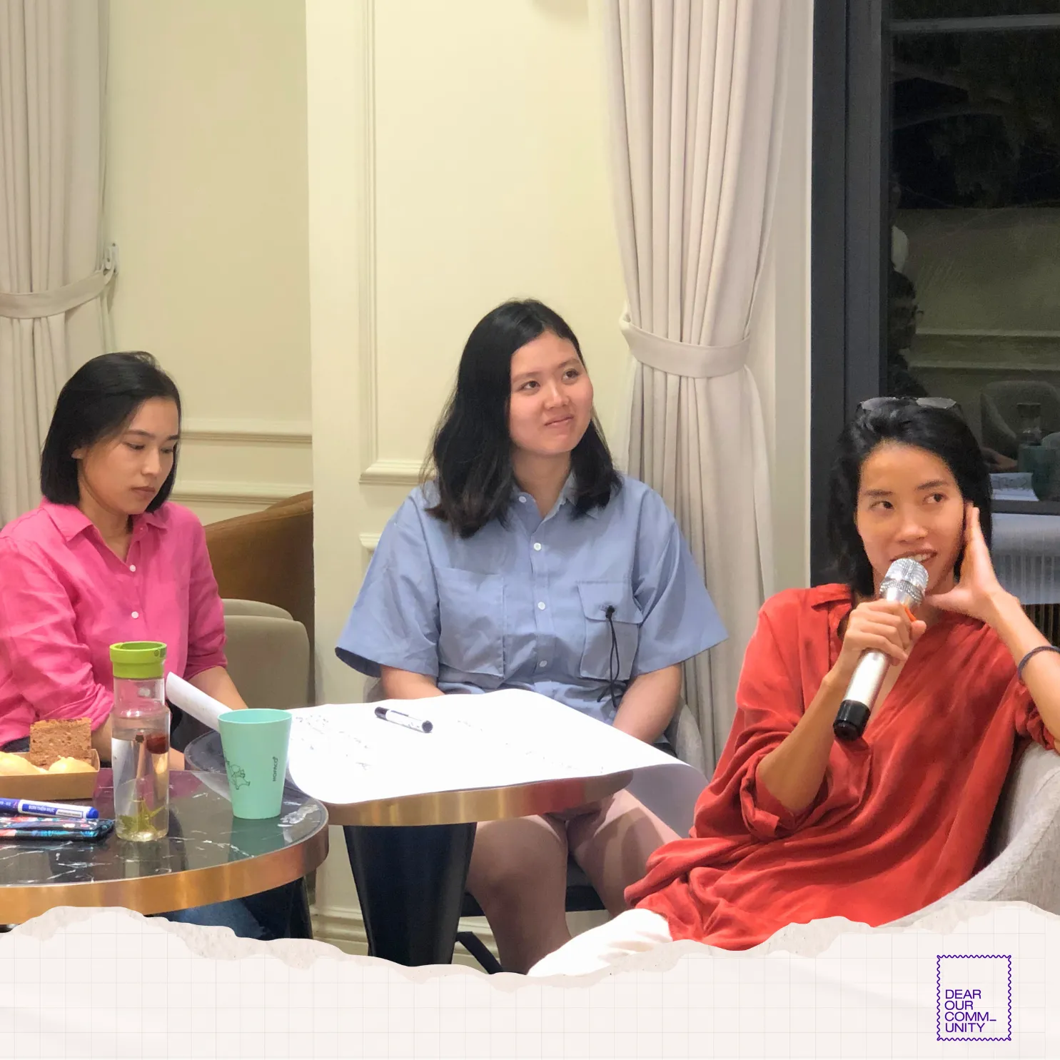 Chị Kim Lê, Founder, CL2B chia sẻ về cơ hội việc làm trong lĩnh vực KTTH. Ảnh: Dear Our Community