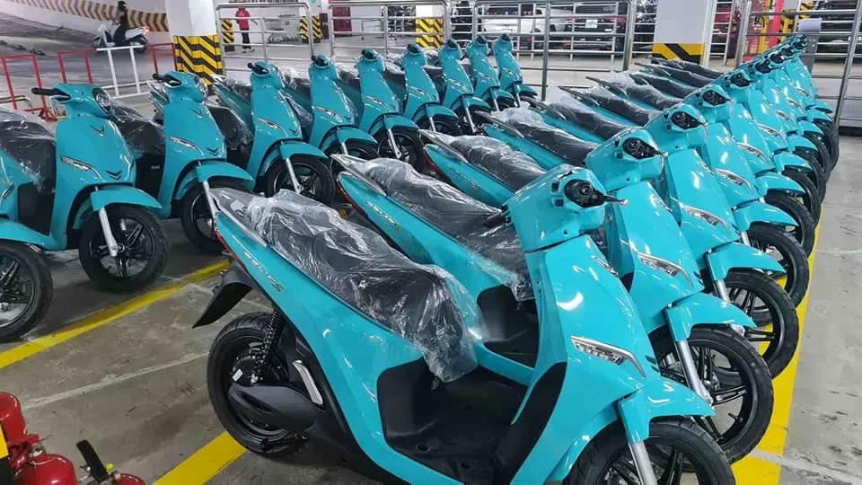 Dàn ‘xe ôm’ chạy điện của VinFast (Nguồn: markettimes.vn)