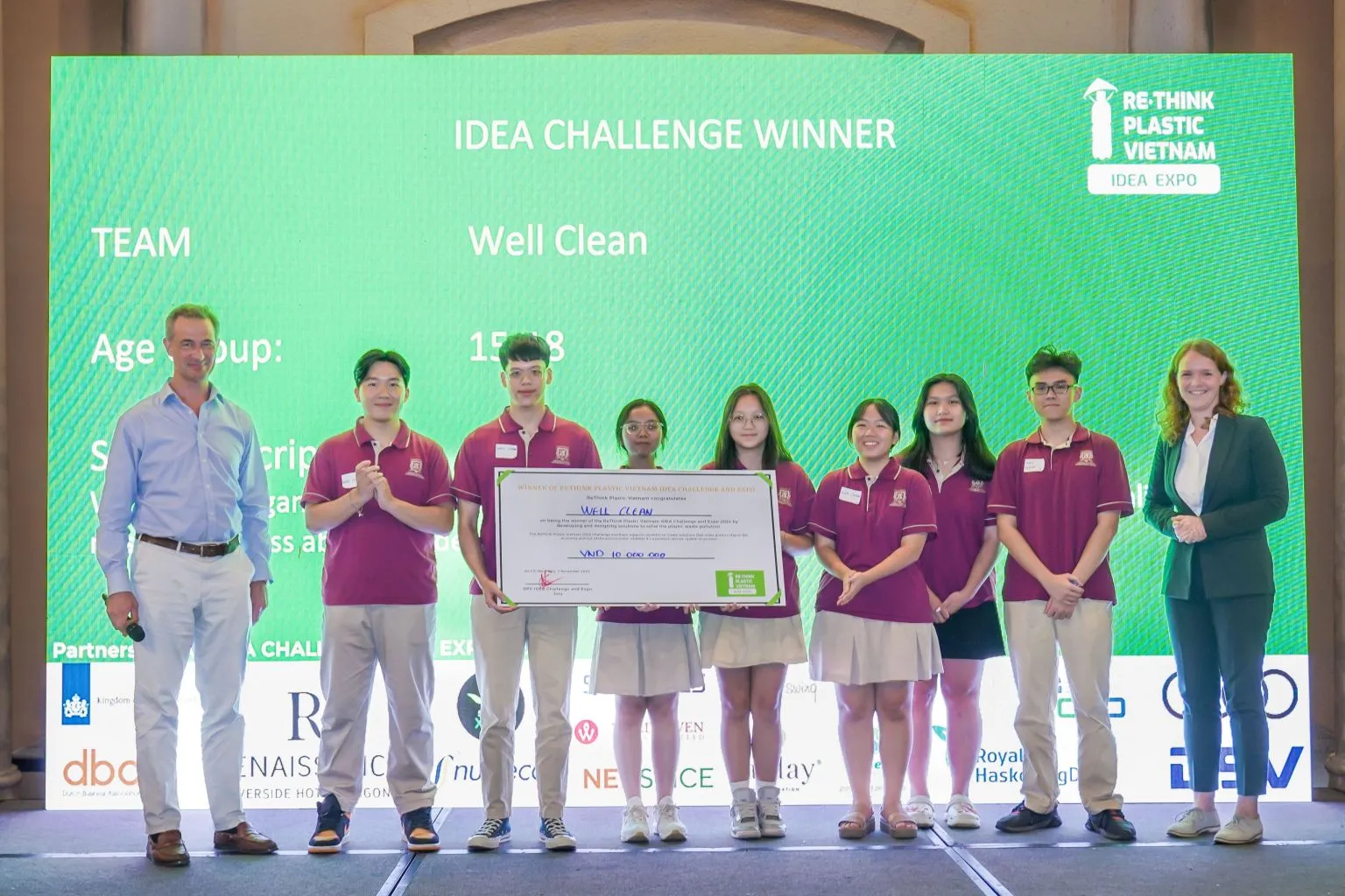 Well Clean được triển khai bởi các học sinh đến từ Trường Quốc Tế Việt Úc VAS