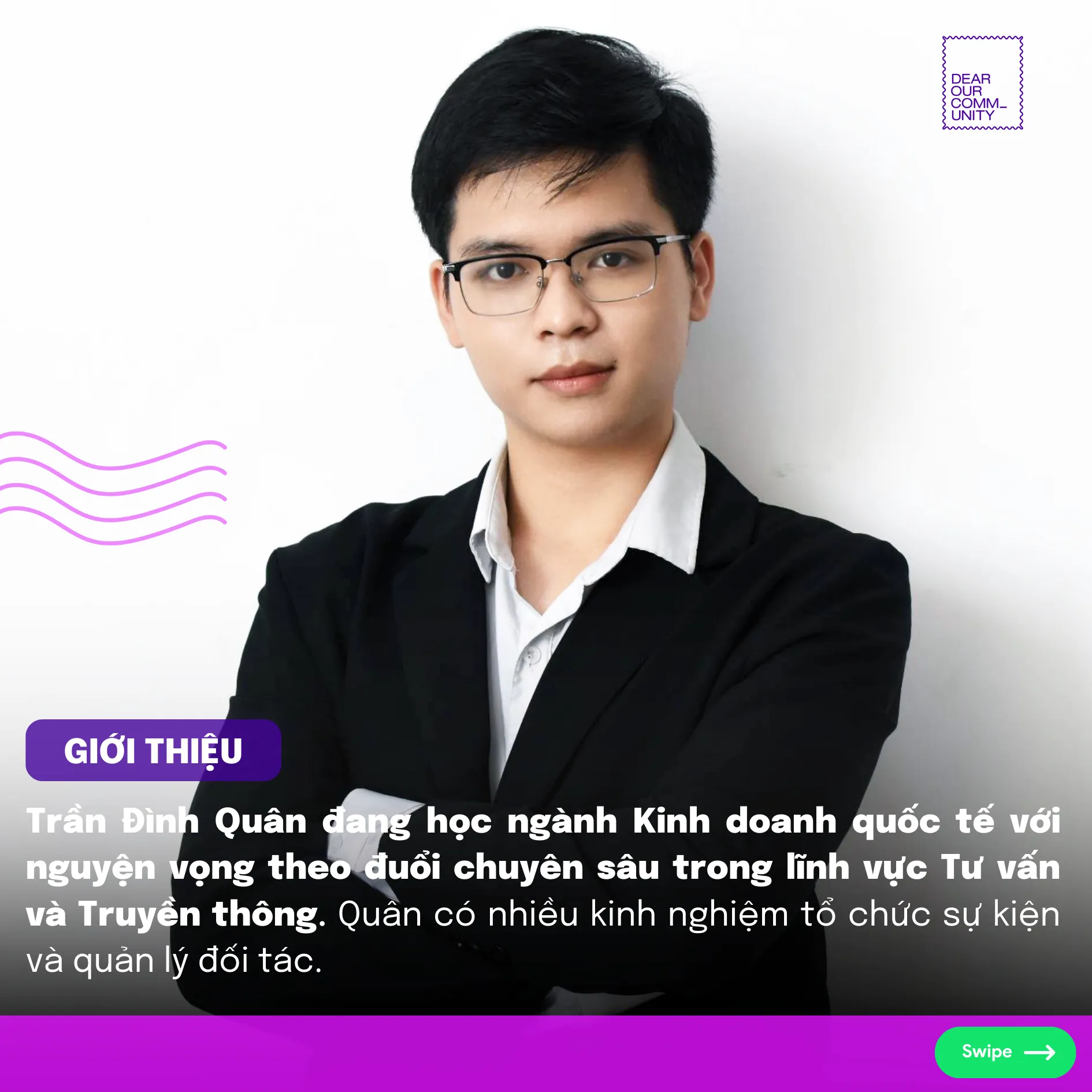 Bạn Trần Đình Quân đến từ DOC Talent