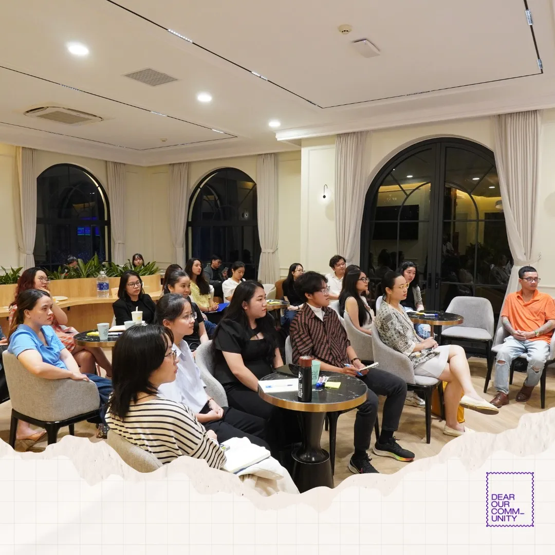 Trong buổi Gathering hàng tháng, các bạn có cơ hội chia sẻ và kết nối với chuyên gia
