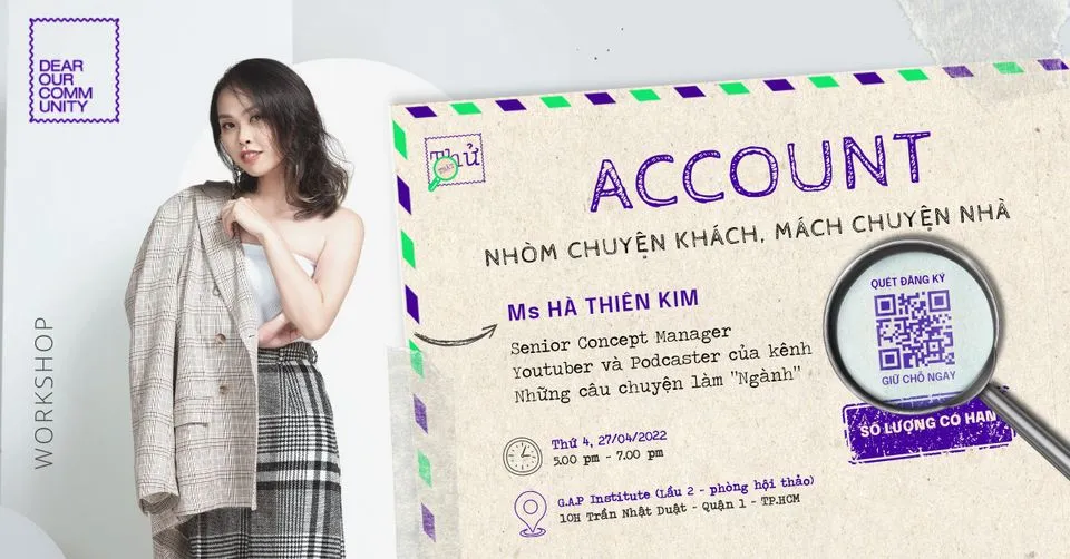 Offline Workshop: “Account – Nhòm Chuyện Khách Mách Chuyện Nhà”