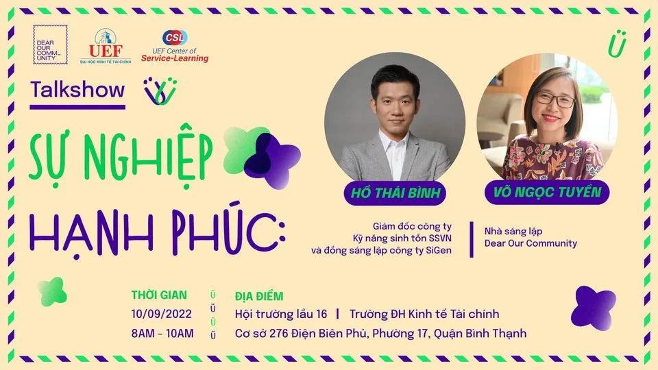 Sự Nghiệp Hạnh Phúc đi cùng Đại học UEF – Đại học Kinh tế Tài chính TP.HCM