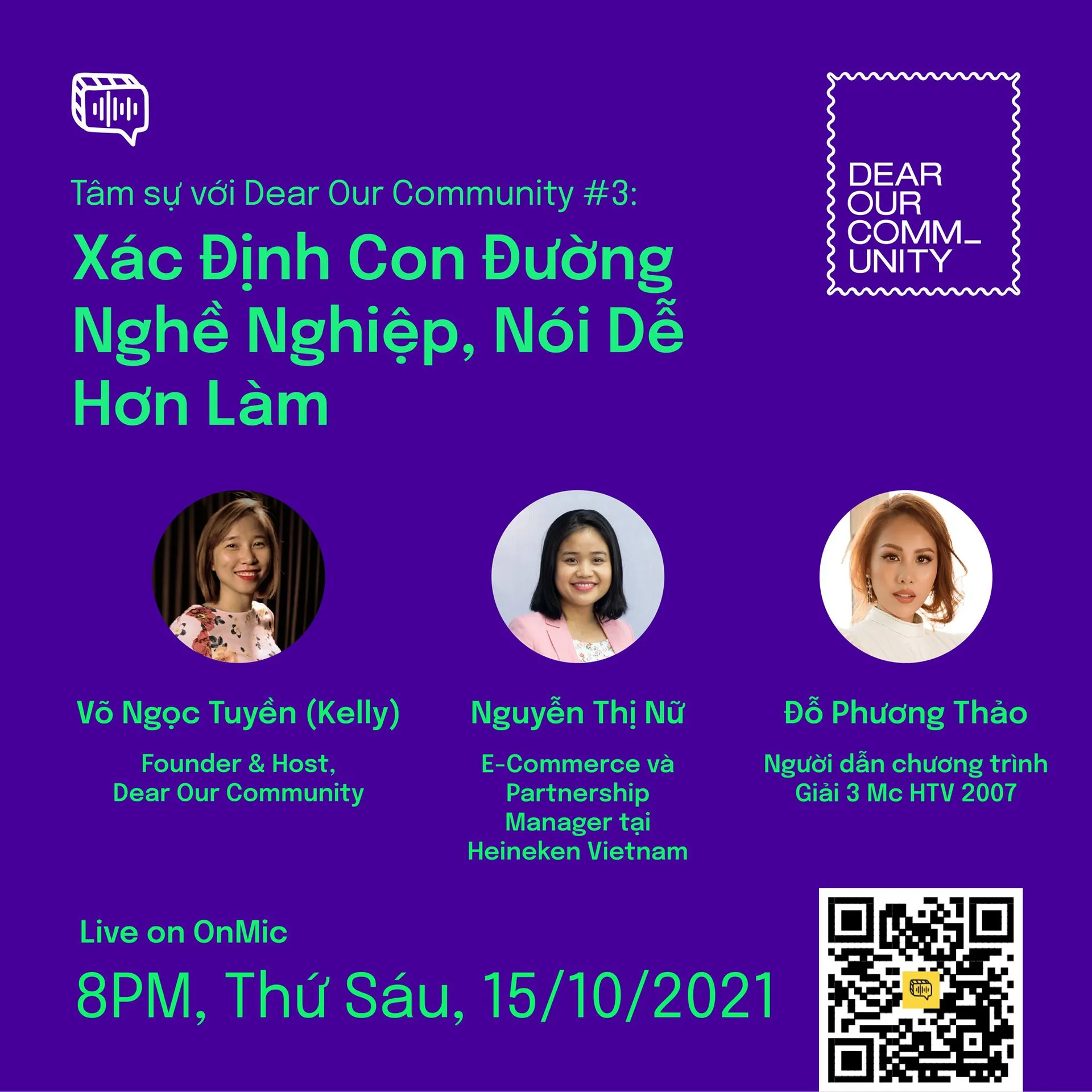Tâm sự với Dear Our Community #3: “Xác Định Con Đường Nghề Nghiệp, Nói Dễ Hơn Làm.”